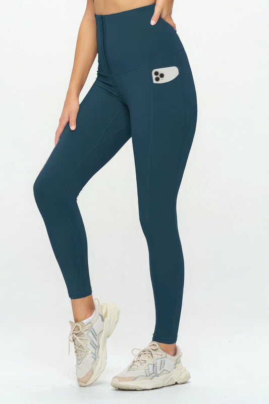 Navy Blue Body Shaper Fashion Yoga Legging