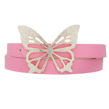 Women Cut-out Butterfly Belt