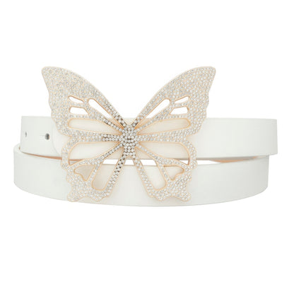 Women Cut-out Butterfly Belt