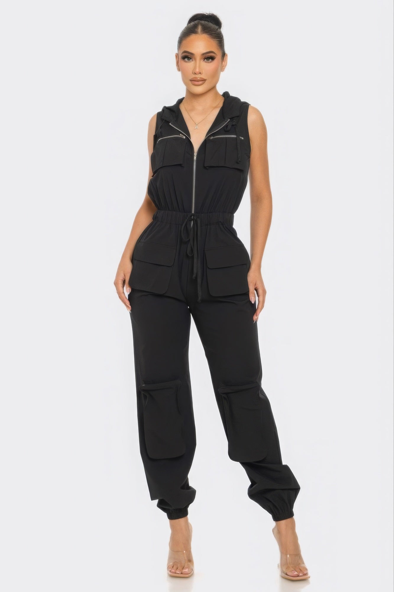 Women Cargo Jumpsuit