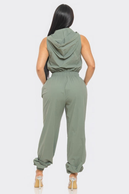 Women Cargo Jumpsuit