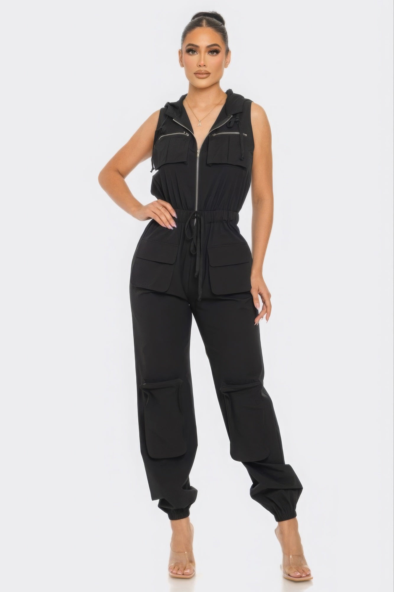 Women Cargo Jumpsuit