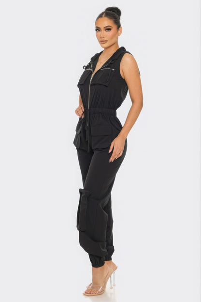 Women Cargo Jumpsuit