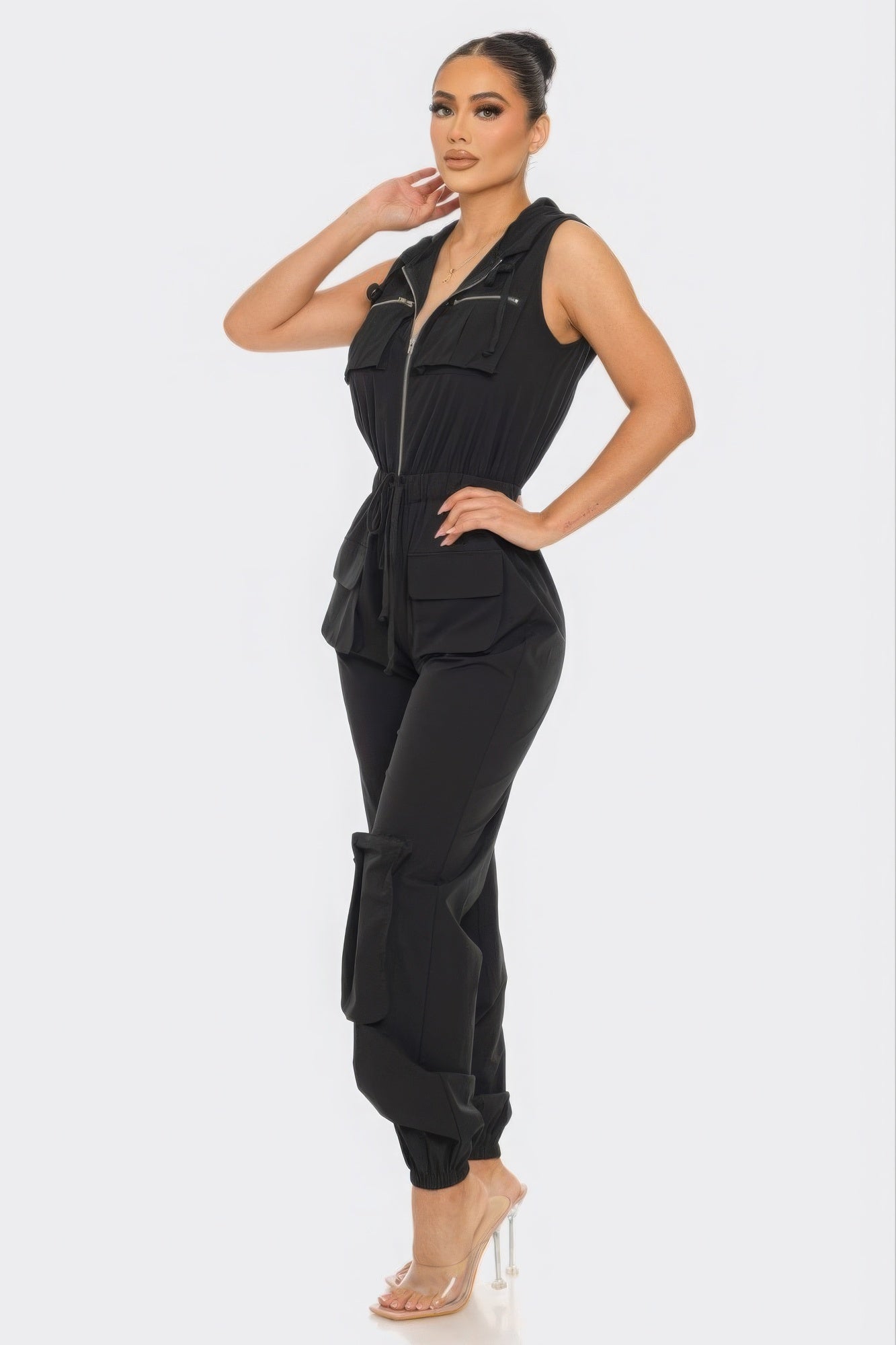 Women Cargo Jumpsuit